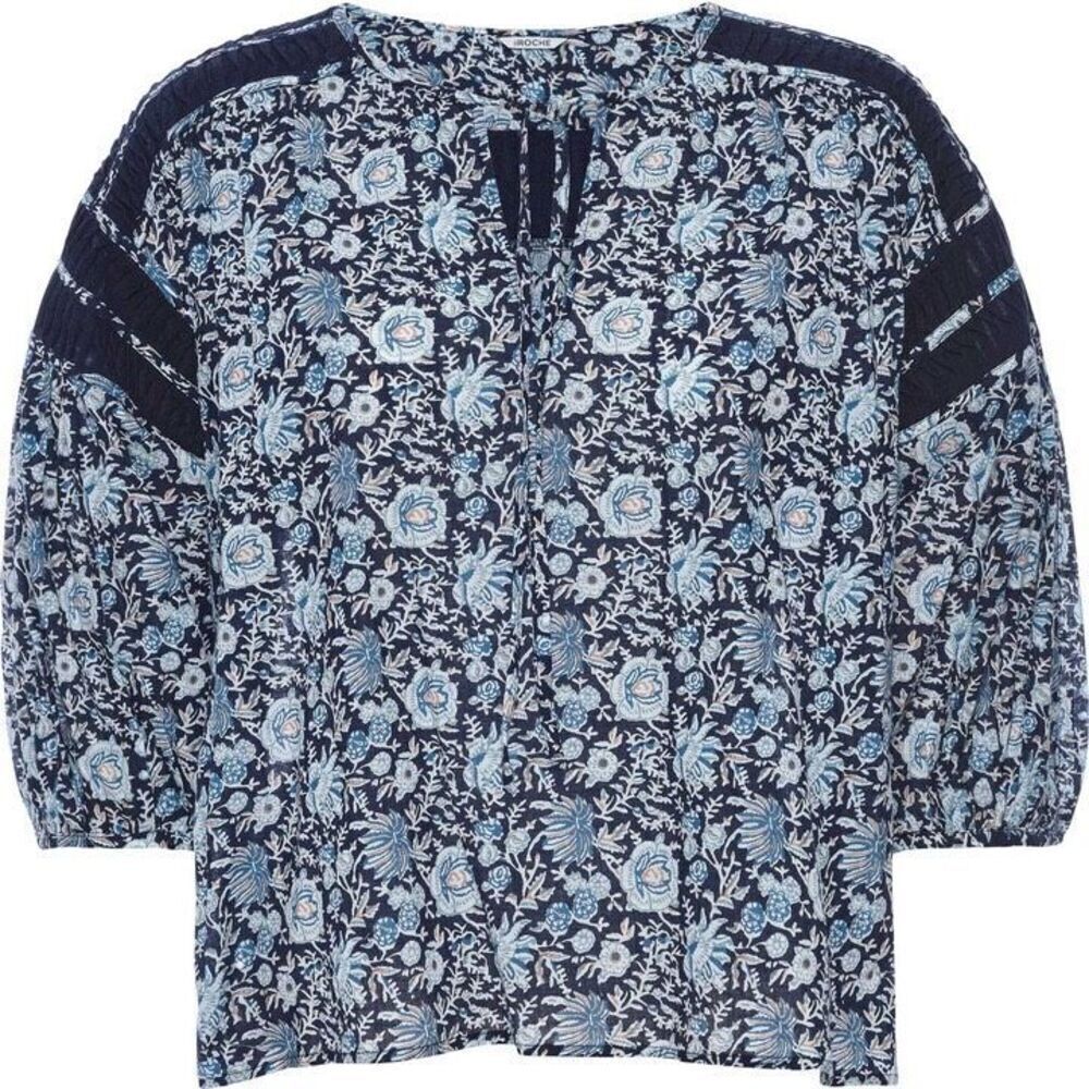 St. Roche NWT Hyperion Top in Navy Floral Size 6